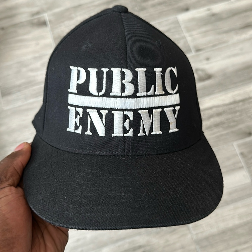 Classic Hip Hop Public Enemy fitted hat